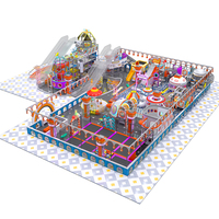 Aoleao Parque Infantil Interior Personalizado con Laberinto, Piscina de Pelotas, Tobogán, Trampolín para Niños, 500 kg, Juego Suave, Certificado CE TUV