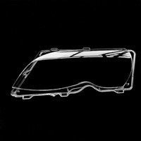 Pour 3 Series E46 2002-2004 Masque de couverture de phare-ABS transparent haute luminosité protège les systèmes d'éclairage pour 318I/320I/325I