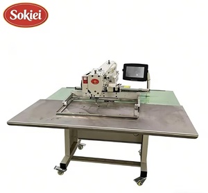Máquina de <span class=keywords><strong>Coser</strong></span> Industrial Programable CNC, Computarizada, de Cama Plana, de Puntada Fija, de Una Sola Aguja, <span class=keywords><strong>para</strong></span> Bolsos de <span class=keywords><strong>Cuero</strong></span>, Nueva - Product Image 1