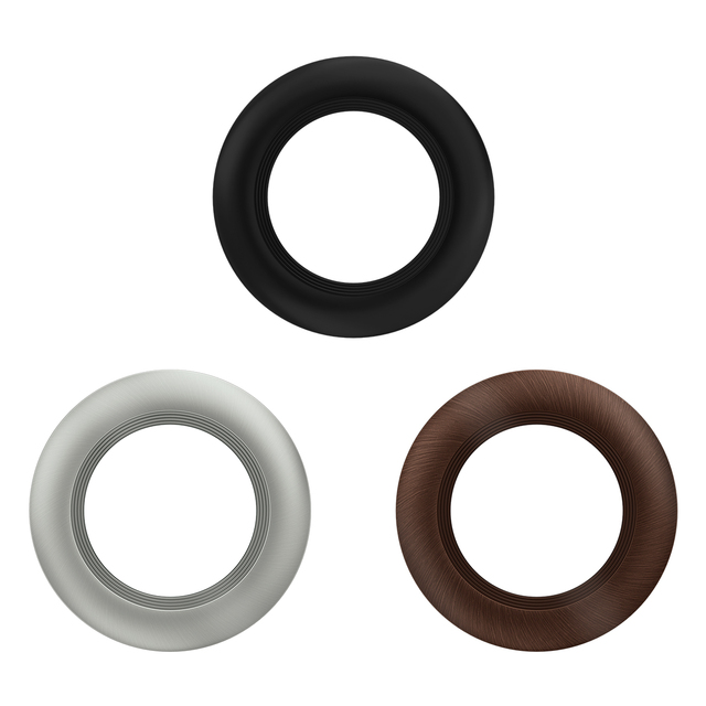 4 Inch Recessed Can Lights Baffle Downlight Trim Ring Cover 4-Inch Inner Diameter Steel Construction Goof Trim Ring