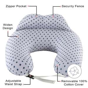 New Inflatable Breastfeeding <b>Pillow</b> Travel Nursing <b>Pillow</b> for <b>Baby</b> Girl and Boy - Product Image 6