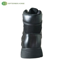 Flyfit Noir Outdoor Office Hiking Mid High Bottes tactiques pour homme