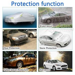 Housse de voiture complète imperméable, pare-soleil, anti-poussière, housse de neige d'hiver avec fermeture éclair sur la porte, universelle pour berline et SUV - Product Image 2