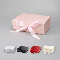 Boîte cadeau pliante en papier de luxe personnalisée pour chaussures, emballage en papier avec fermeture magnétique