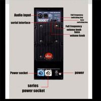 Nouveau module d'amplificateur de puissance, véritable 1500W 4 ohms, module d'amplificateur actif en métal pour haut-parleur, amplificateur de subwoofer de classe D