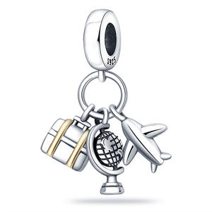 Colgantes <span class=keywords><strong>de</strong></span> Aleación <span class=keywords><strong>de</strong></span> Zirconia Chapados en Oro para Niños, Hechos a Mano, Más Vendidos - <span class=keywords><strong>Venta</strong></span> Directa <span class=keywords><strong>de</strong></span> Accesorios <span class=keywords><strong>de</strong></span> Moda con Cuentas Mixtas - Product Image 4