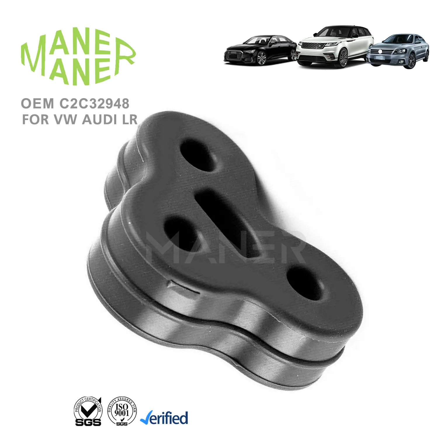 MANER C2C32948 auto parts Exhaust-Rear Muffler Insulator For JAGUAR 2010-2016 XJ 5.0L-V8 Product Manufacturer