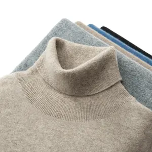 Perfect! Autumn And Winter Turtleneck Basic Men's Cashmere Sweater Front Line Ready-Made Garments All-Match Knitwear