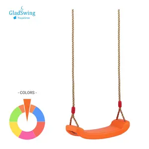 Gladswing 새로운 항목 어린이 야외 파티오 스윙 벨트 시트 장난감 환경 플라스틱 정원 나무 스윙 로프 시트