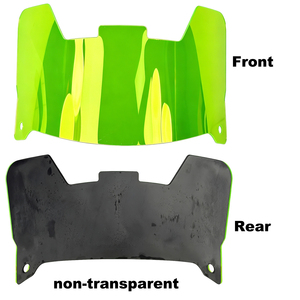 Visières de football en acrylique vert néon effet miroir pour casques de football Riddle <span class=keywords><strong>Schutt</strong></span> VICIS, visière de protection oculaire et faciale pour collection - Product Image 3