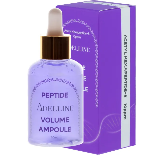 Ampoule de volume de peptide d'Adelline fabriquée par la Corée du Sud avec Hexapeptide-8 d'acétyle pour la vente d'exportation