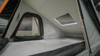 Tienda de campaña con dosel para camioneta plegable y ligera con existencias de sistema de liberación rápida disponibles para F150 5.5ft y Tacoma 5ft y Tacoma 6ft
