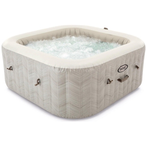<span class=keywords><strong>Spa</strong></span> gonflable rectangulaire <span class=keywords><strong>INTEX</strong></span> 28446NP en PVC, <span class=keywords><strong>spa</strong></span> de luxe carré pour 4 personnes, bain à remous gonflable 1,75m x 1,75m x 71cm - Product Image 1