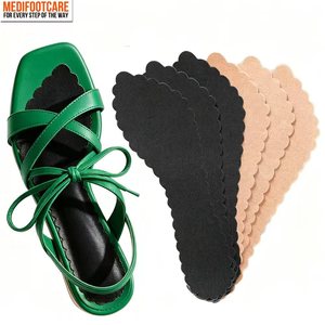 Semelles intérieures amortissantes pour talons hauts, coussinets invisibles respirants et <span class=keywords><strong>anti</strong></span>-transpiration 3/4, accessoires d'été pour talons hauts, semelles antidérapantes - Product Image 4