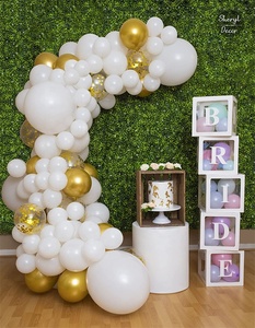 Kit d'<span class=keywords><strong>arche</strong></span> de guirlande de ballons personnalisés en gros pour la remise des diplômes, anniversaire de garçon, barbecue, animaux, pirates, voitures, ballons blancs et noirs, décoration de fête - Product Image 6