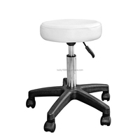 Tabouret de Bar rond et réglable en hauteur, pour siège éponge, avec roues roulants pivotantes, 1 pièce, offre spéciale