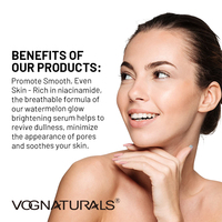 Gouttes lumineuses de pastèque 5% Niacinamide pour peau de verre instantanée Pastèque pour l'hydratation Minimiser les pores