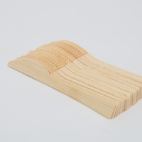 Couteau en bambou biodégradable et écologique, personnalisé avec logo, couteau jetable en bambou, couteau-serviette