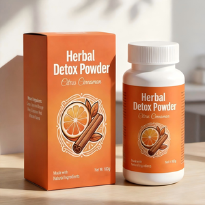 รับผลิตสินค้าภายใต้แบรนด์ของลูกค้า (OEM)  อาหารเสริมบำรุงลำไส้แบบธรรมชาติ ช่วยลดหน้าท้อง ผงดีท็อกซ์สมุนไพรผสมใยอาหารและน้ำส้มสายชูแอปเปิ้ลไซเดอร์ - Product Image 1