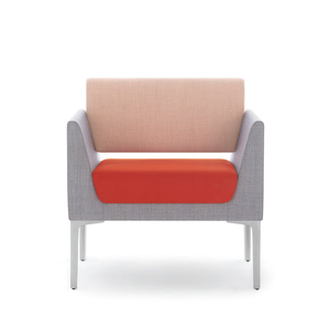 Sofá de Dos Plazas de Diseño Contemporáneo con Estructura de Madera y Tapicería de Tela para Salas de Espera de Hospitales, Clínicas y Oficinas - Silla Pública Fácil de Limpiar - Product Image 5