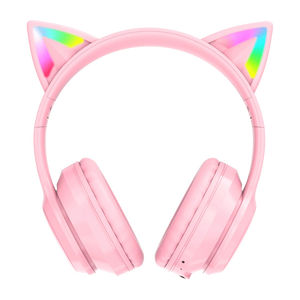 Factory <span class=keywords><strong>ONIKUMA</strong></span> <span class=keywords><strong>B90</strong></span> RGB Auriculares para niños BT Auriculares plegables con orejas de gato desmontables - Product Image 2