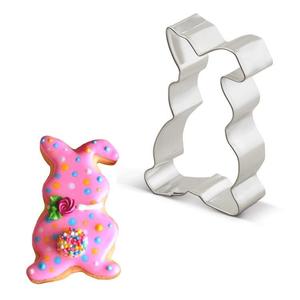 Fresa per <span class=keywords><strong>biscotti</strong></span> in acciaio inossidabile 430 coniglietto di <span class=keywords><strong>pasqua</strong></span>, taglia <span class=keywords><strong>biscotti</strong></span> in acciaio inossidabile personalizzato Standard LFGB - Product Image 1