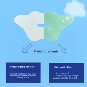 Tiras Nasales con Forma de Labios Rosados para Respirar con la Boca Cerrada, Parches Corporales - Product Image 5