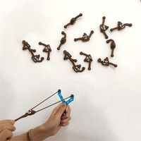 Mini lance-merde en caoutchouc pour enfants et adultes, jouet farfelu amusant pour fêtes, anti-stress, blague, cadeau, ensemble de lance-merde