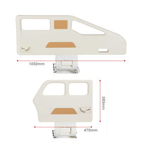 <span class=keywords><strong>Lit</strong></span> médical électrique multifonctionnel pour hôpital avec barrières latérales certifiées ISO en PP et métal - Product Image 2