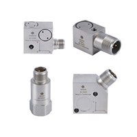 Accéléromètre vertical industriel à axe unique en acier inoxydable, étanche, capteur d'accélération de vibration 50g 1~6000Hz IEPE 24VDC