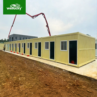 Maison préfabriquée économique de 20 pieds, module pliable X, petite classe, résistante au feu et à l'eau, adaptée aux climats extrêmes