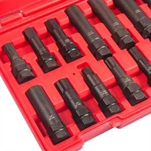 Bộ Khóa Chính Lug Nut 16 Chiếc, Bộ Khóa Tháo Khóa Bánh Xe Của Ngôi Sao Spline Và Các Phím Kiểu Hex - Product Image 4