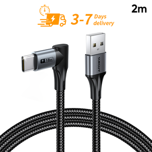 Ready to Ship SUNGUY 2m 18W Fast Charging <b>Cable</b> <b>USB</b> Data <b>Cable</b> for Power Bank and Car Use Nylon Material 3-Year Warranty - Product Image 1