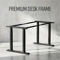 Table de travail électrique silencieuse à quatre colonnes AOR à double moteur, hauteur réglable, bureau DIY en acier inoxydable moderne