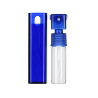 Vente flash - Flacons de parfum en plastique colorés de 10 ml, mini flacon pulvérisateur carré pour emballage cosmétique