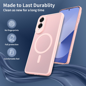 Pour <span class=keywords><strong>Samsung</strong></span> Galaxy S25 Edge Matte <span class=keywords><strong>Cover</strong></span> avec protection d'objectif intégrée étui de téléphone portable Fundas pour <span class=keywords><strong>samsung</strong></span> S24 S25 S26 A17 A26 - Product Image 5