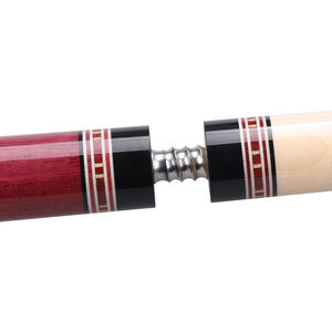 Haute qualité 58 pouces à la main motif de sculpture érable billard bâton noir huit billard - Product Image 3