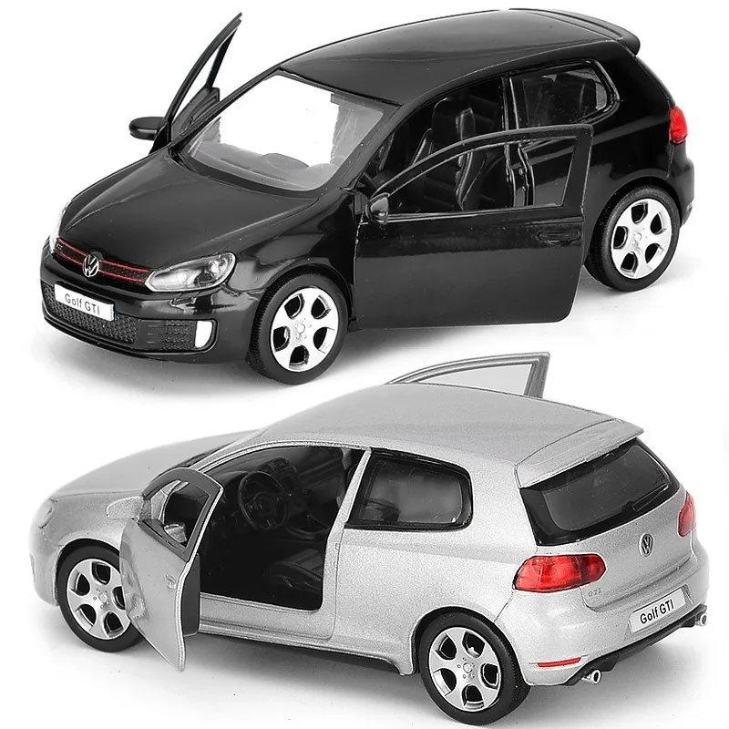 Model model car 1:36 VW Golf GTI in lega di auto modello porta può aprire ruote pulback mobili decorano in metallo giocattoli modello auto