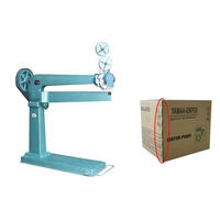 Máquina de coser de cartón manual superventas, máquina grapadora de cartón corrugado, máquina para hacer cartón