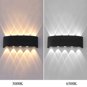Lampada <span class=keywords><strong>da</strong></span> Parete LED Moderna Impermeabile per Esterni, Luce Telescopica Nera per Hotel, Corridoi e Camere <span class=keywords><strong>da</strong></span> Letto - Product Image 4