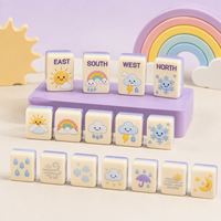 Kit de démarrage de Mahjong américain en acrylique à 3 couches, support OEM et ODM d'usine, fabricant de tuiles de remplacement pour jeu de Mahjong thématique