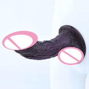 ORALSX 9.02inch Black Viper Double Density Suction Cup Dildo <b>Large</b> Size G Spot Stimulator Silicone Adult Pleasure <b>Toy</b> - Product Image 3
