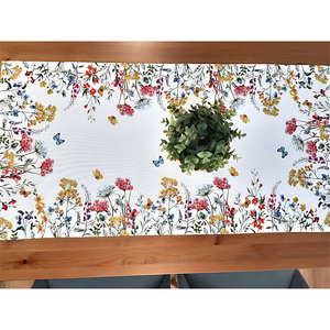 Rental Ready Polyester Printed <b>Table</b> <b>Runner</b> Heavy Duty for Catering Operations Distributor Programs Business Buyers - Product Image 1