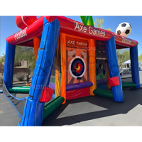 Grand jeu gonflable 6-en-1 de location pour carnaval, le plus populaire, pour la vente