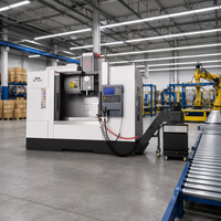 Machine de fraisage CNC verticale à 3 axes série KAWAMURA BL-V, robuste, automatique, multifonctionnelle, commande FANUC, 3 broches, GSK