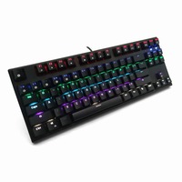 Vente en gros Umila RGB OUTEMU interrupteur bleu 87 touches laser arabe clavier de jeu mécanique
