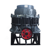 Concasseur à cône hydraulique à ressort composé pour minerai de cuivre, de fer et de pierre, machine de concassage de marbre et de roche à haute productivité