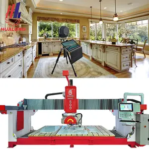 آلات huong 5 محاور Cnc جسر الجرانيت المنشار Shengda Cnc المنشار