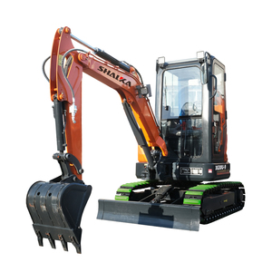 Mini-excavatrice haute sécurité de 3 tonnes, moteur puissant, chenilles en caoutchouc, pour l'entretien des jardins, la déconstruction de bâtiments, excavatrice - Product Image 1