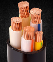 Câble d'alimentation aérien YUWAN YJV2*6+1*2.5, 450V basse tension, en cuivre pur, isolé PVC, ignifuge, classe de résistance au feu